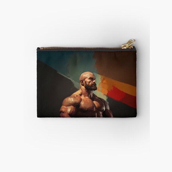 Item preview, Bodybuilder Oil Painting designed and sold by BeautyofMasc.
