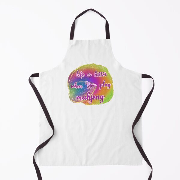 Item preview, life is better when You play Mahjong in Watercolor Elegance designed and sold by EmeraldeaArt.