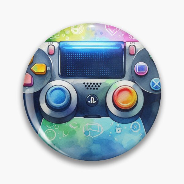 Item preview, Play Station PS controller gaming watercolor 3 designed and sold by Dominika Farkašová.