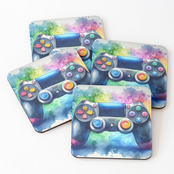 Item preview, Play Station PS controller gaming watercolor 3 designed and sold by Dominika Farkašová.