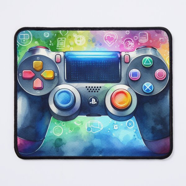 Item preview, Play Station PS controller gaming watercolor 3 designed and sold by Dominika Farkašová.