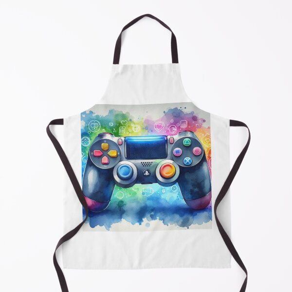 Item preview, Play Station PS controller gaming watercolor 3 designed and sold by Dominika Farkašová.