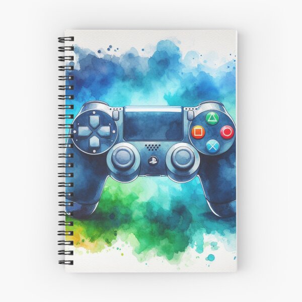 Item preview, Play Station PS controller gaming watercolor 4 designed and sold by Dominika Farkašová.