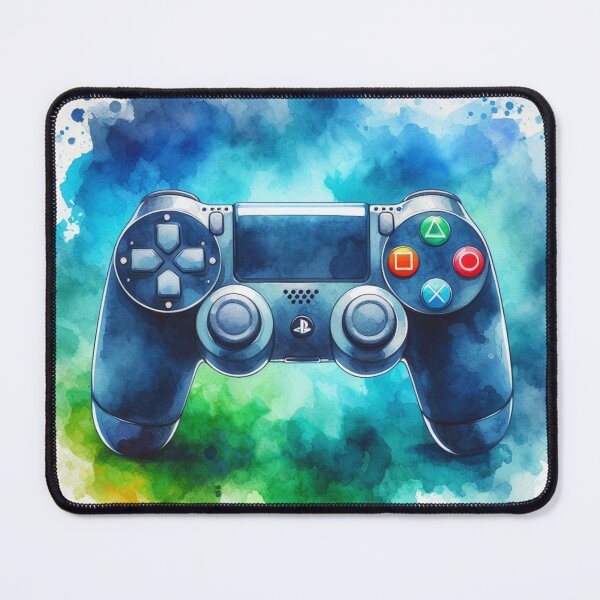 Item preview, Play Station PS controller gaming watercolor 4 designed and sold by Dominika Farkašová.