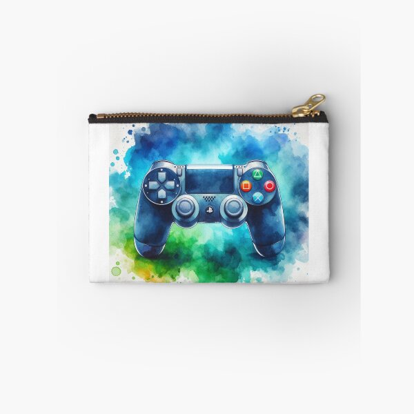 Item preview, Play Station PS controller gaming watercolor 4 designed and sold by Dominika Farkašová.