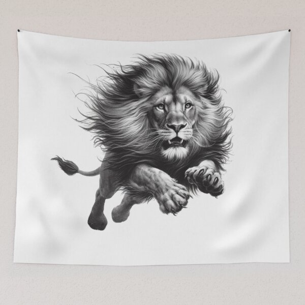 Item preview, “Dominator of the Savanna: The Lion Reigns Master” designed and sold by CHRIST5000.