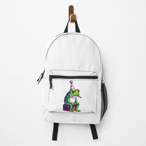Item preview, Sad pixel frog Happy Birthday meme designed and sold by Anbe_design.