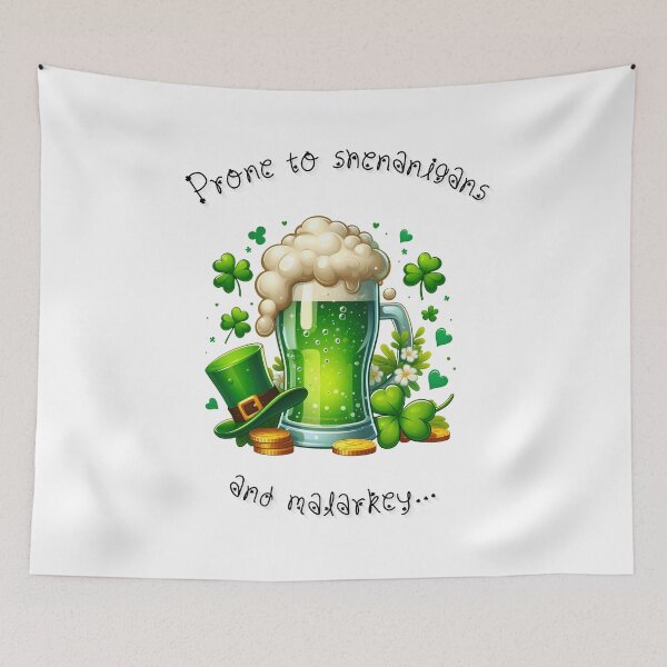 Item preview, Prone to shenanigans and malarkey designed and sold by YoungMind95.