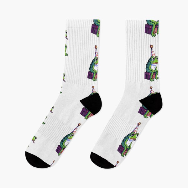 Item preview, Sad pixel frog Happy Birthday meme designed and sold by Anbe_design.
