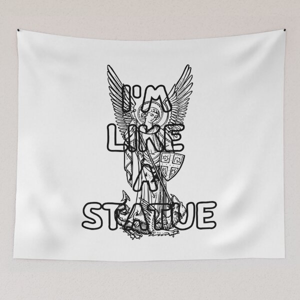 Item preview,  "I'm a statue stuck staring right at you"  designed and sold by BeYourself1993.