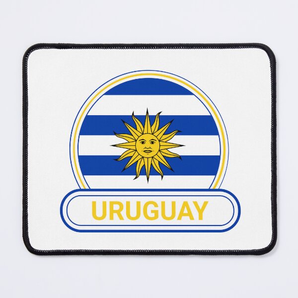 Artikelvorschau, Uruguay-Landesabzeichen - Uruguay-Flagge entworfen und verkauft von chrisrivait.