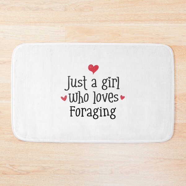Item preview, Just A Girl Love Foraging Nature Sustainability Natural Ecology designed and sold by w1ckerman.