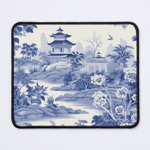 Item preview, Blue and White chinoiserie Pattern designed and sold by MadCreations33.