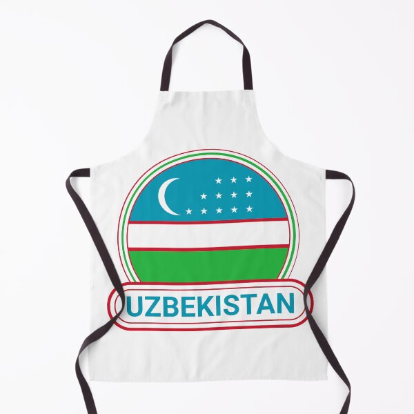 Item preview, Uzbekistan Country Badge - Uzbekistan Flag designed and sold by chrisrivait.