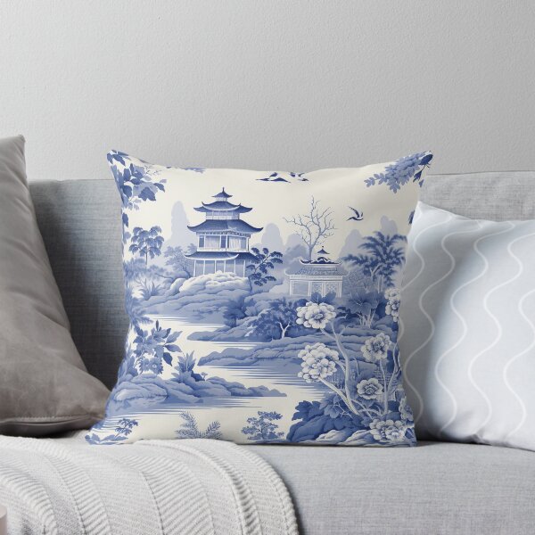 Item preview, Blue and White chinoiserie Pattern designed and sold by MadCreations33.
