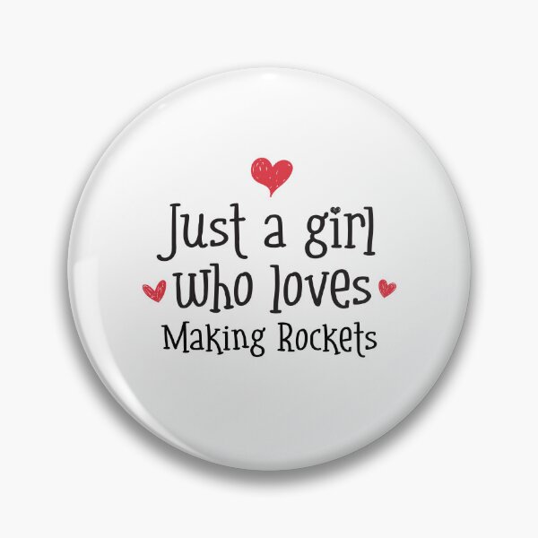 Item preview, Just A Girl Love Making Rockets Space STEM Engineering Launching designed and sold by w1ckerman.