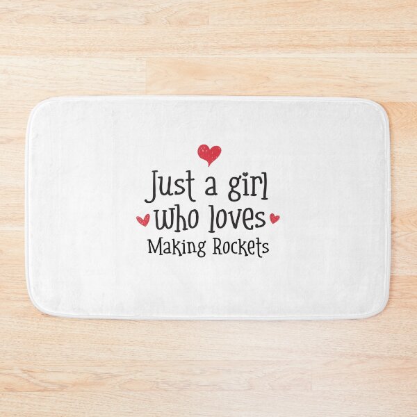 Item preview, Just A Girl Love Making Rockets Space STEM Engineering Launching designed and sold by w1ckerman.