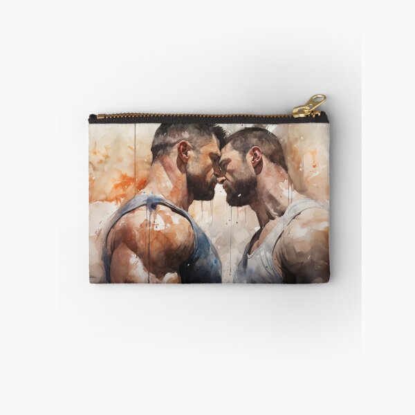 Item preview, Gay Bodybuilder Oil Painting designed and sold by BeautyofMasc.