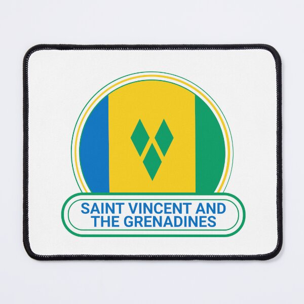 Item preview, Saint Vincent and the Grenadines Country Badge - Saint Vincent and the Grenadines Flag designed and sold by chrisrivait.