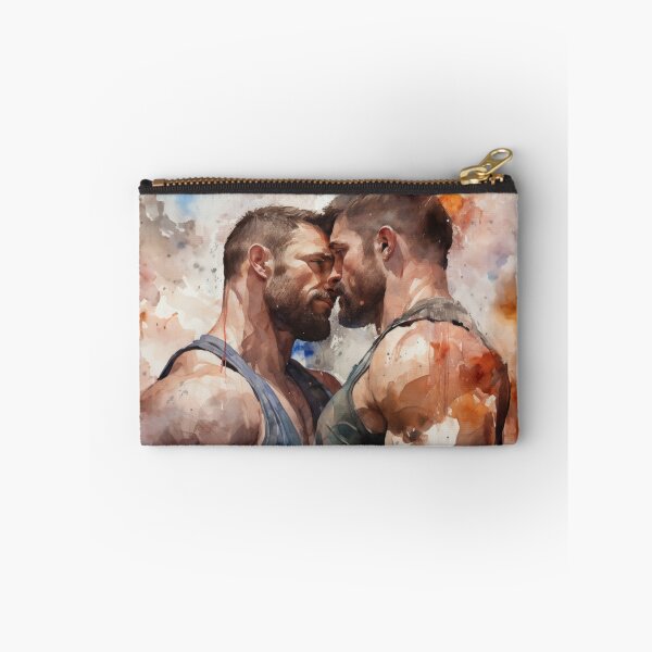 Item preview, Gay Bodybuilder Oil Painting designed and sold by BeautyofMasc.