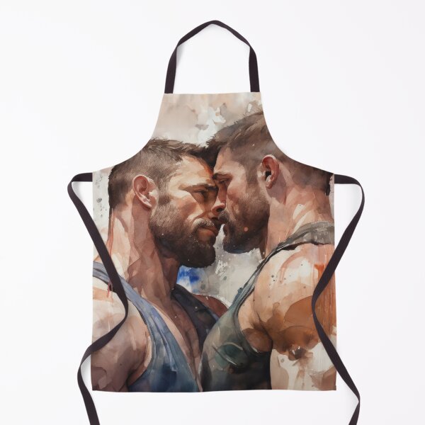 Item preview, Gay Bodybuilder Oil Painting designed and sold by BeautyofMasc.