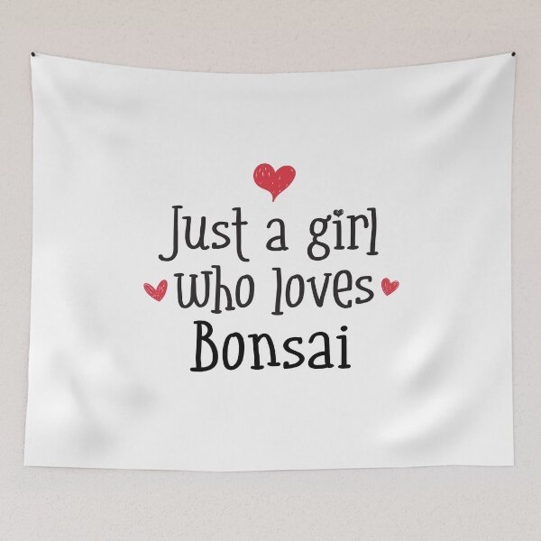 Item preview, Just A Girl Love Bonsai nature japanese gardening harmony  designed and sold by w1ckerman.
