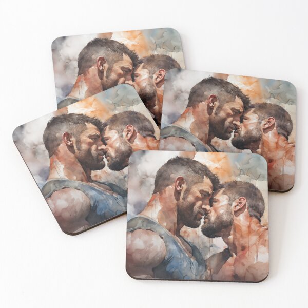 Item preview, Gay Bodybuilder Oil Painting designed and sold by BeautyofMasc.