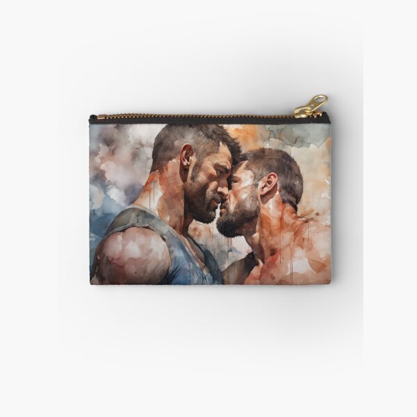 Item preview, Gay Bodybuilder Oil Painting designed and sold by BeautyofMasc.