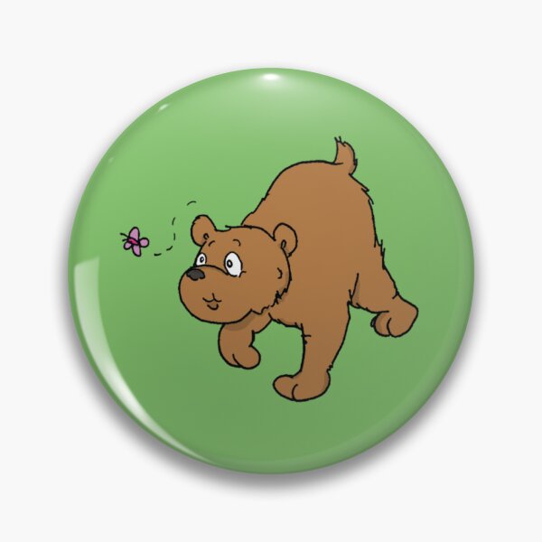 Item preview, Bear Cub and Butterfly designed and sold by Anidoodle.
