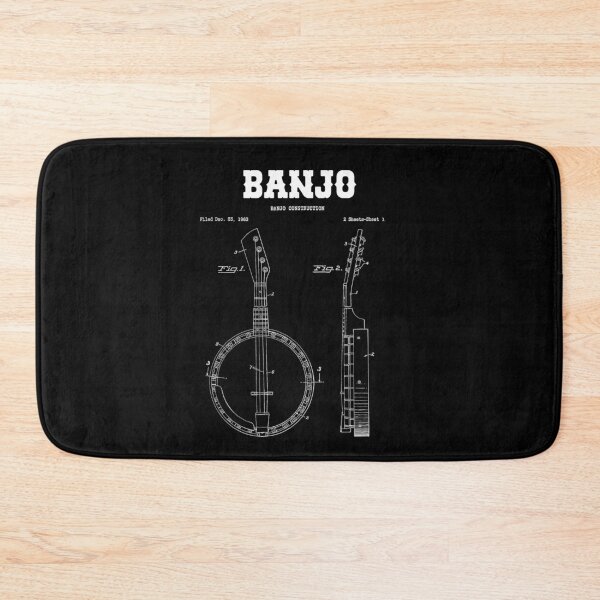 Item preview, Vintage Banjo US Patent Drawing for Bluegrass Lovers  designed and sold by elvisg03.