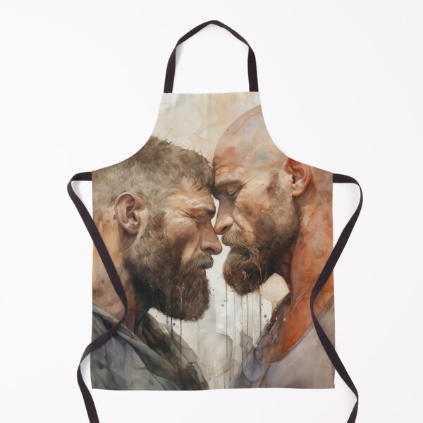 Item preview, Gay Muscle Bear Oil Painting designed and sold by BeautyofMasc.