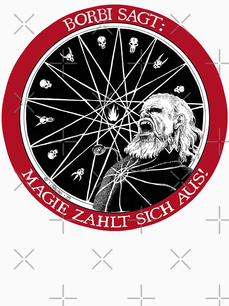 Thumbnail 7 of 7, Classic T-Shirt, Borbi says: Magic pays off! designed and sold by CaryadArtwork.