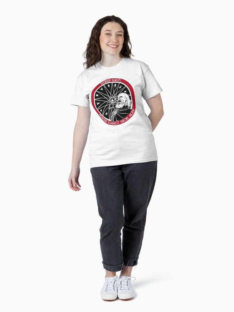 Thumbnail 4 of 7, Classic T-Shirt, Borbi says: Magic pays off! designed and sold by CaryadArtwork.
