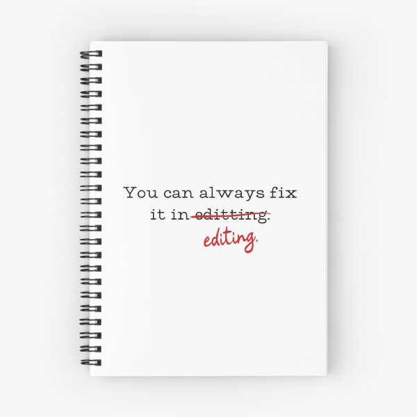 Item preview, You Can Always Fix It In Editing designed and sold by PlotBunnyHollow.