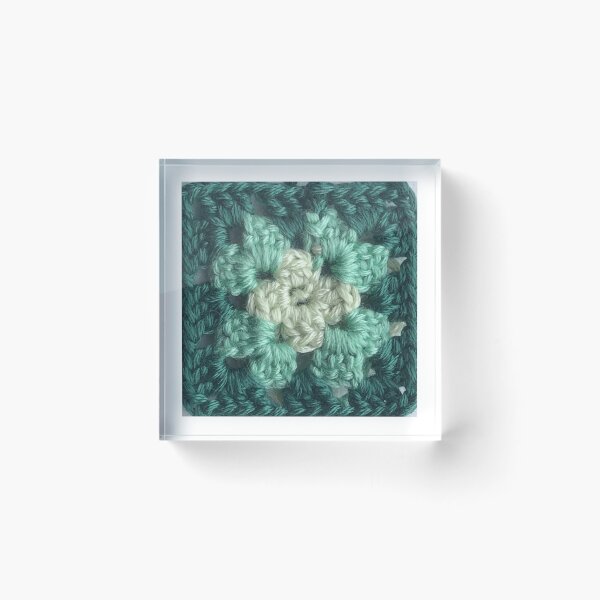 Item preview, Green gradient granny square 1 designed and sold by Phoebew03.