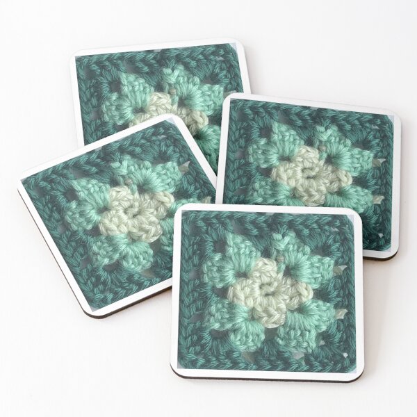 Item preview, Green gradient granny square 1 designed and sold by Phoebew03.