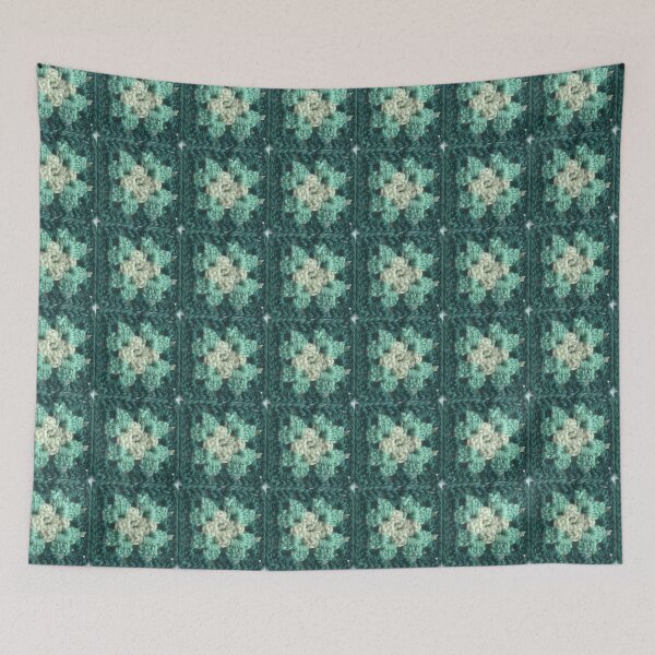Item preview, Green gradient granny square 1 designed and sold by Phoebew03.