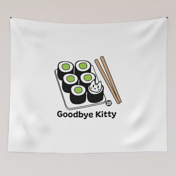Aperçu de l'œuvre GOODBYE KITTY - SUSHI créée et vendue par TODD GOLDMAN.