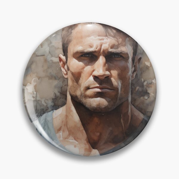 Item preview, Bodybuilder Oil Painting designed and sold by BeautyofMasc.