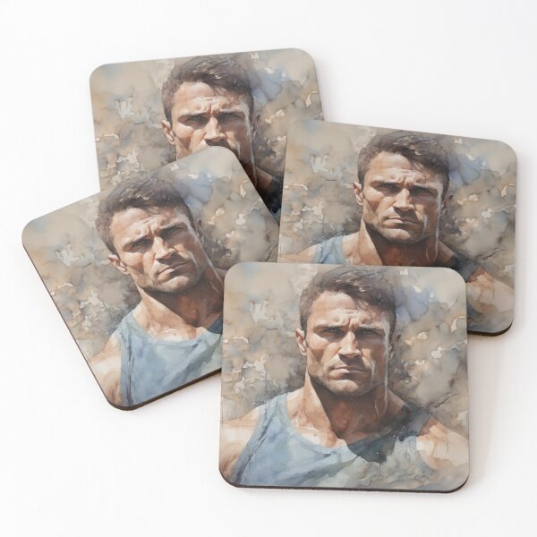 Item preview, Bodybuilder Oil Painting designed and sold by BeautyofMasc.