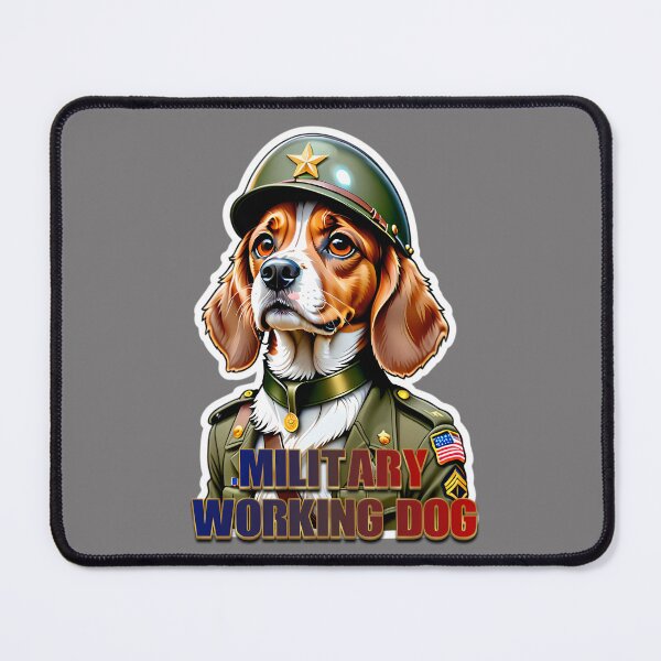 Item preview, USA Military Working Dog K9 Unit designed and sold by TheArtOfPat.