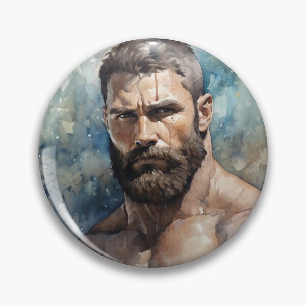 Item preview, Bodybuilder Oil Painting designed and sold by BeautyofMasc.