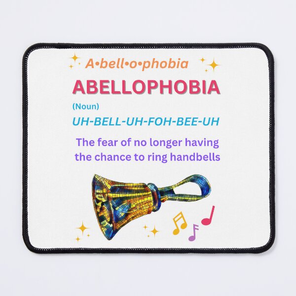 Item preview, Abellophobia - fear of no handbells to ring designed and sold by CelticClapper.