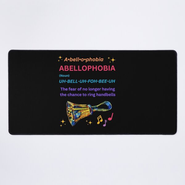 Item preview, Abellophobia - fear of no handbells to ring designed and sold by CelticClapper.