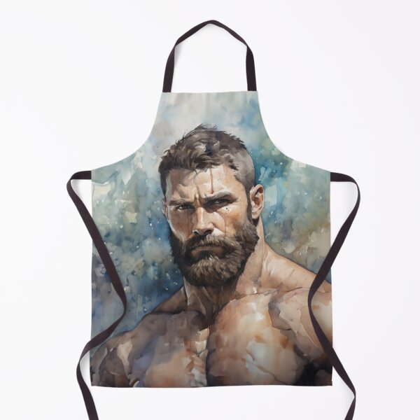Item preview, Bodybuilder Oil Painting designed and sold by BeautyofMasc.