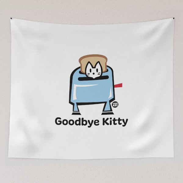 Aperçu de l'œuvre GOODBYE KITTY - TOASTER créée et vendue par TODD GOLDMAN.