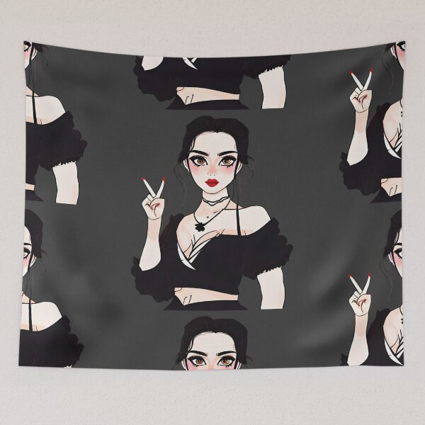 Item preview, Peace Goth Girl designed and sold by Chubuter.
