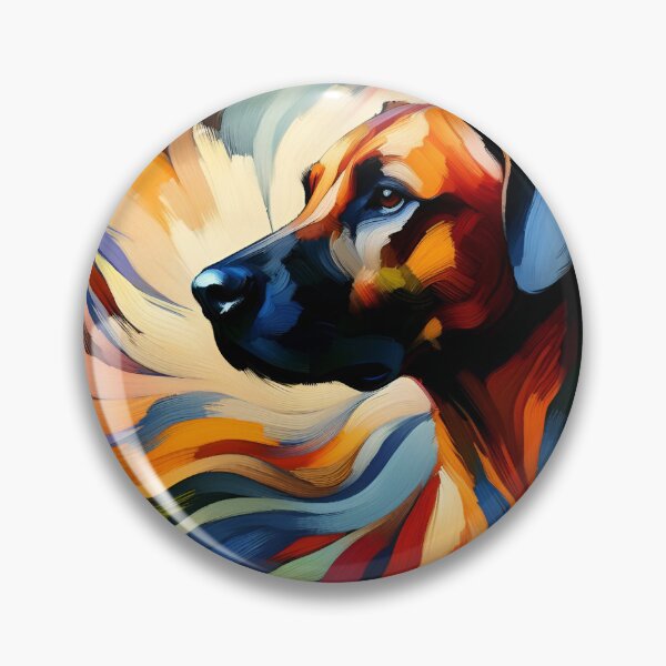 Item preview, Abstract Expressionist Dog Art designed and sold by PawspectCreate.