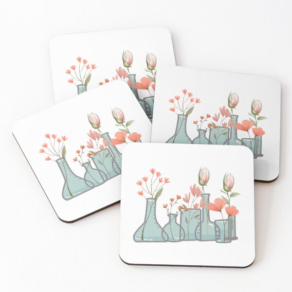 Item preview, Flowers In Beakers designed and sold by ScienceCorner.
