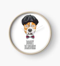 Doggy Blinders Clock